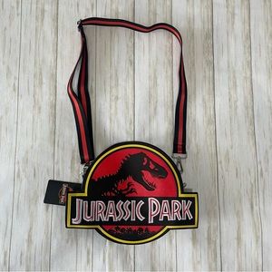 NWT Loungefly Jurassic Park Embroidered Purse Crossbody Collectible Bag